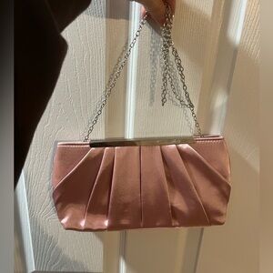 Satin clutch